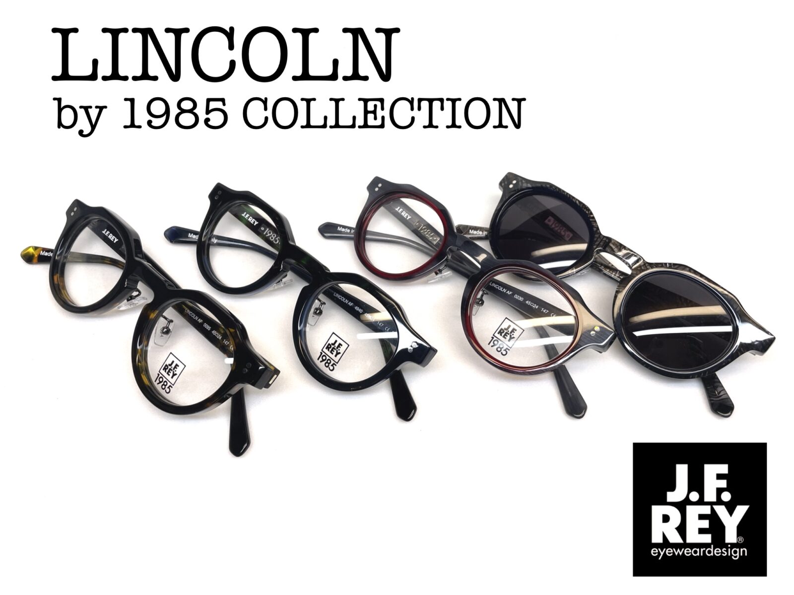 【本日のオススメ】J.F.REY 1985 COLLECTION / LINCOLN【トランクショー開催中】 –  名古屋栄のスポーツサングラス・メガネ専門店グラスヒュッテ