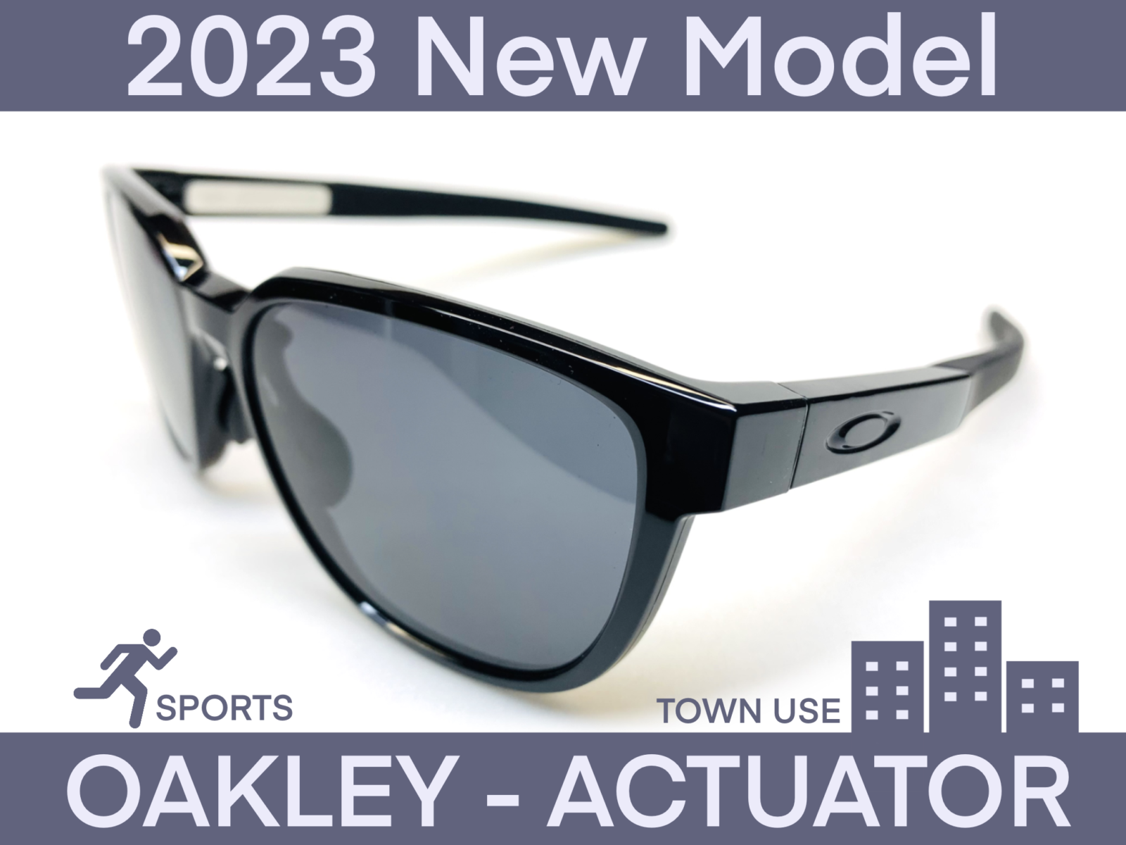 2023新作入荷】日本人も掛けやすいカジュアルモデル”ACTUATOR”/OAKLEY 